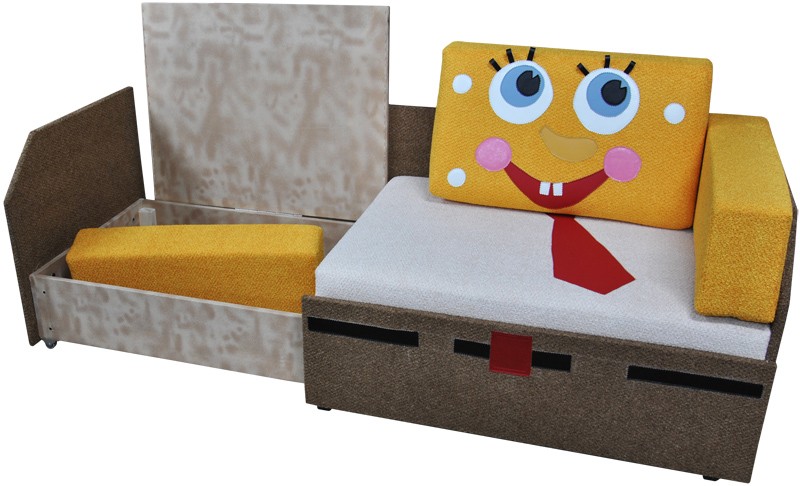 Ribeka Детский диван Спанч Боб (Кубик-боковой)