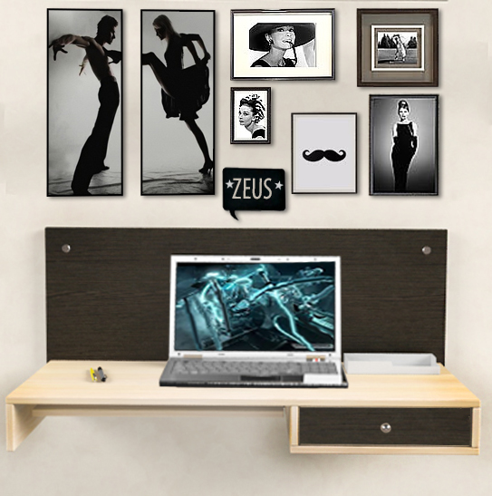 3K-Zeus mebel Навесной компьютерный стол Comfy-Home AirTable - R1 Mini