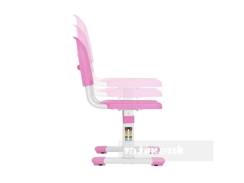 Fundesk Парта и стул-трансформеры Cantare Pink