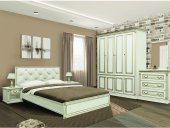 Комплект спальной мебели «MIRA / МИРА» с 4-х дверным шкафом