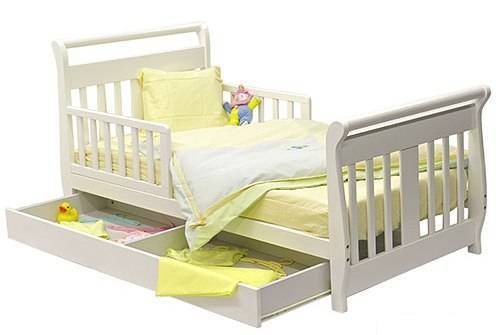 Детская кровать Лия 80х190, Материал: Граб, ясень (Лак) + Матрас ComFort зима-лето