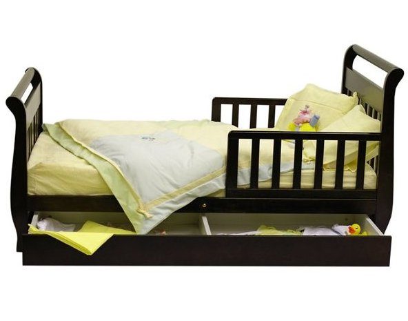 Детская кровать Лия, 80х190, Материал: Ольха (Лак) + Матрас ComFort зима-лето