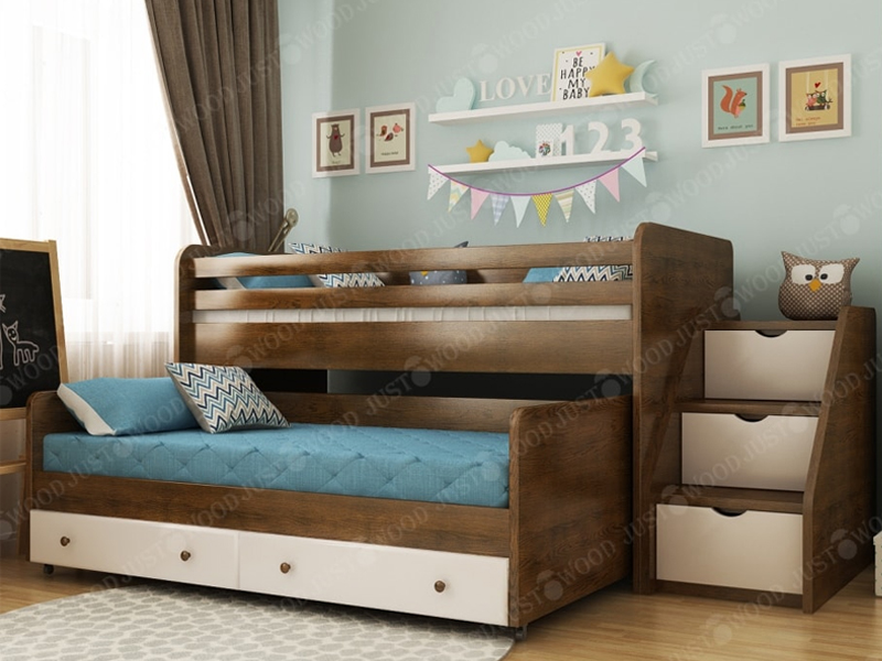 JustWood Двухъярусная кровать «Русалочка»