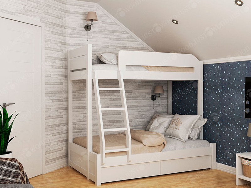 JustWood Деревянная двухъярусная кровать «Эмилия»