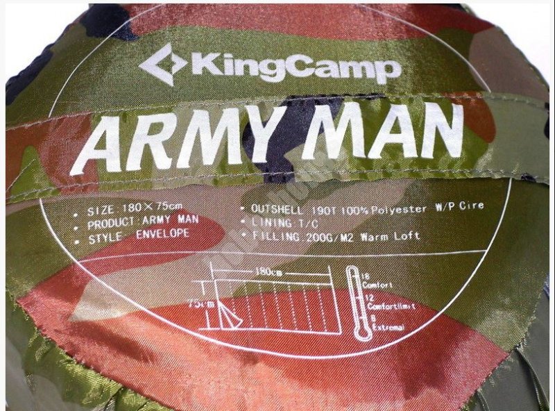 Menco Спальник KingCamp Army Men (KS3135)