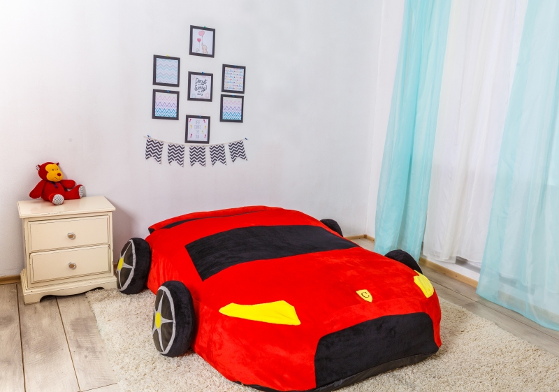 Cubby Детская бескаркасная кроватка Машина