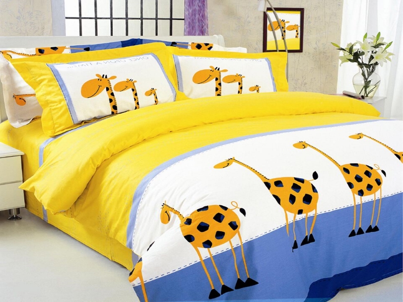 ТЭП Комплект постельного белья полуторный (жирафы 604)