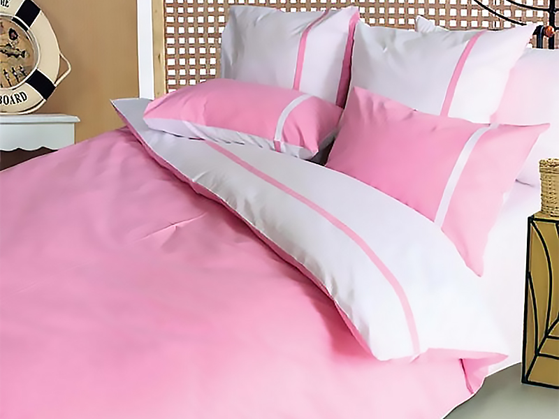 ТЭП Комплект постельного белья полуторный (дуэт розовый 983)