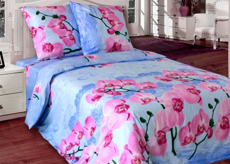 ТМ TAG Комплект постельного белья двуспальный Орхидея