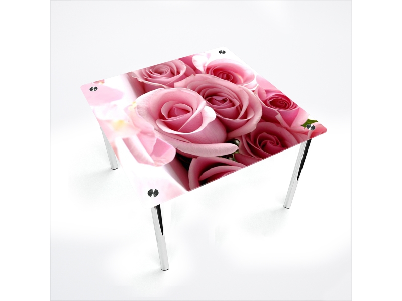 Компания БЦ-стол Стол обеденный квадратный Pink Roses