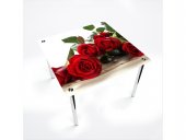 Стол обеденный квадратный Red Roses