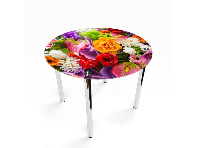 Компания БЦ-стол Стол обеденный круглый Flowers