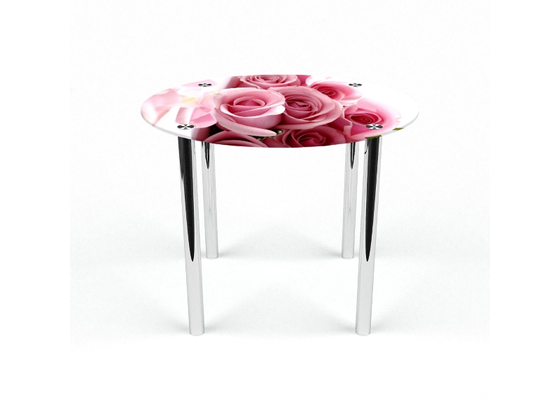 Компания БЦ-стол Стол обеденный круглый Pink Roses