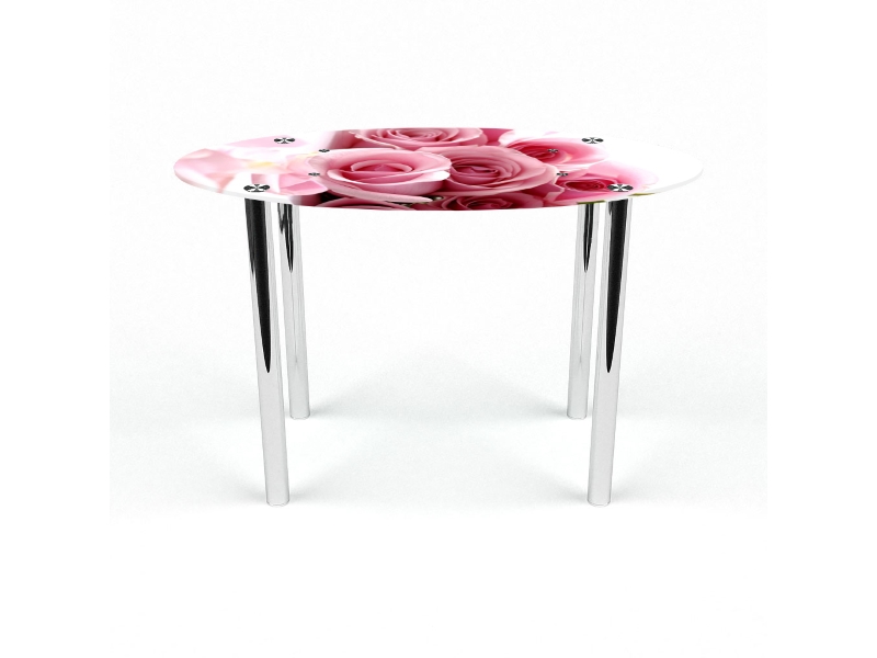 Компания БЦ-стол Стол обеденный овальный Pink Roses