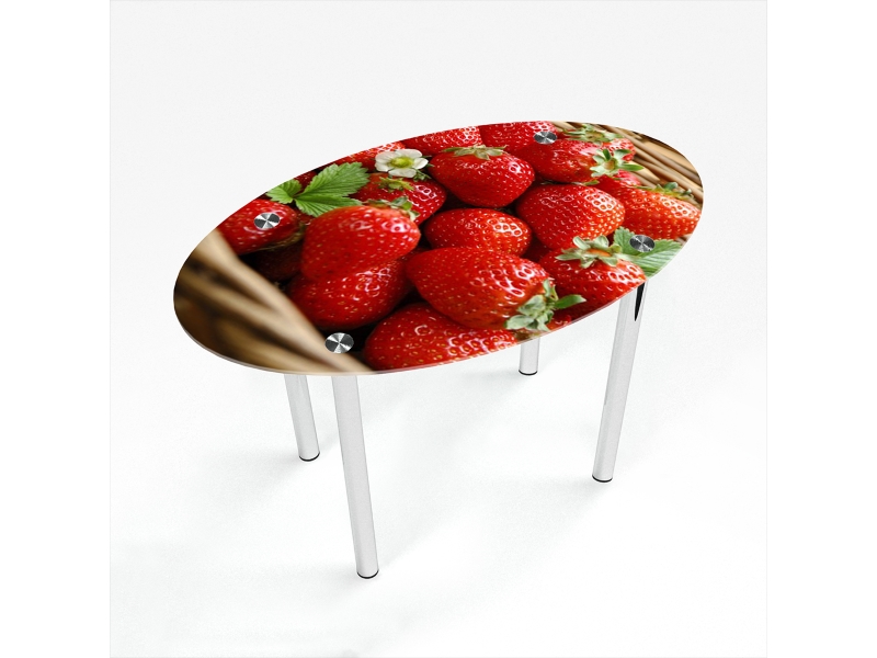 Компания БЦ-стол Стол обеденный овальный Strawberry