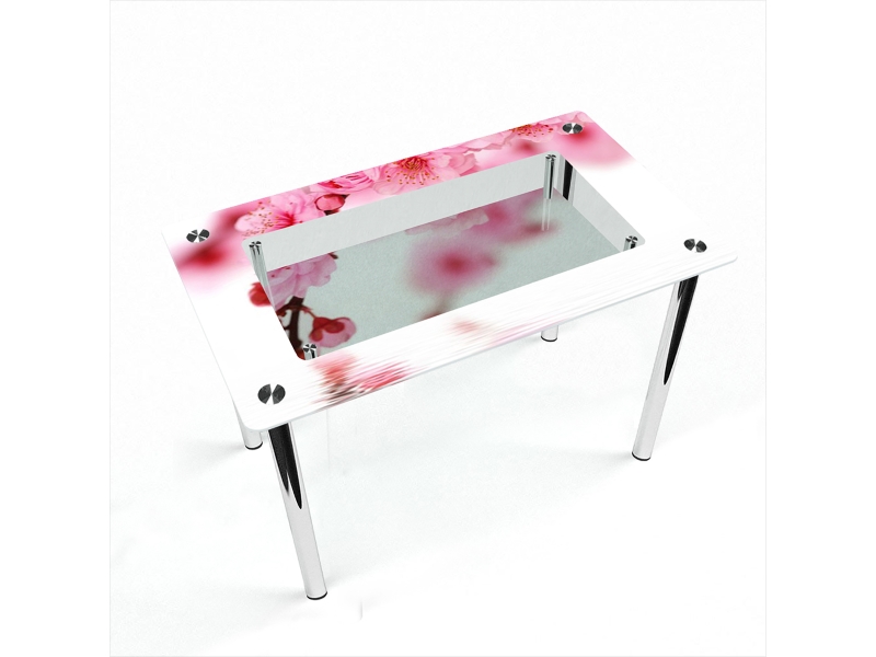 Компания БЦ-стол Стол обеденный прямоугольный с полкой Sakura