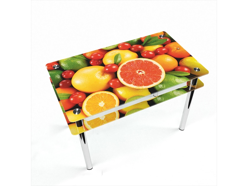 Компания БЦ-стол Стол обеденный прямоугольный с проходящей полкой Fruit