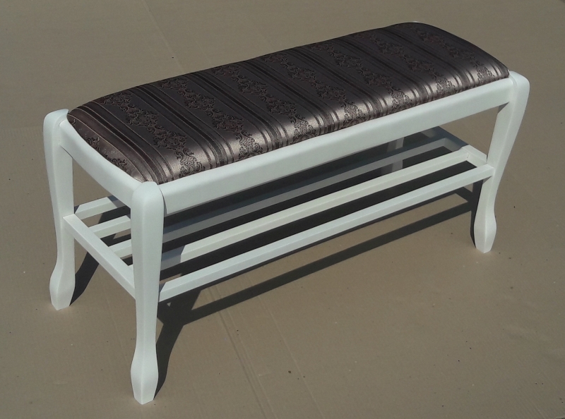 Fusion Furniture Банкетка Гармония 90 см. с полкой