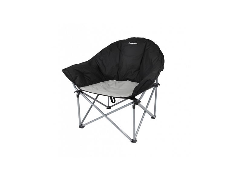 Menco Раскладное кресло Heavy duty steel folding chair (KC3976) Black/grey