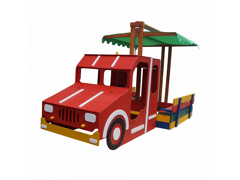 SportBaby Детская песочница Пожарная машина (Песочница - 17)