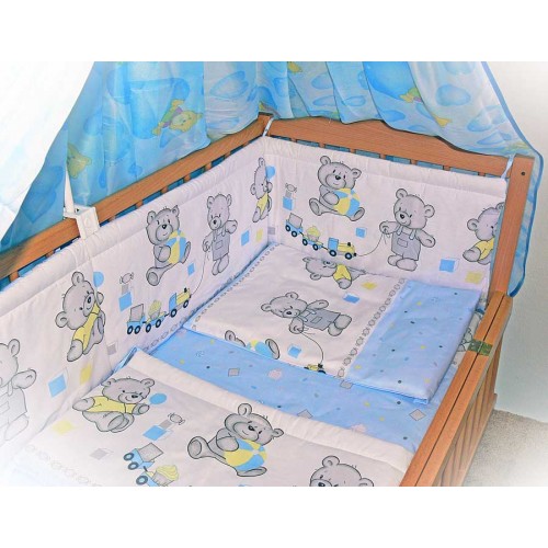 Медисон Спальный набор в детскую кровать Бим Бом (6 элементов) (без балдахина)
