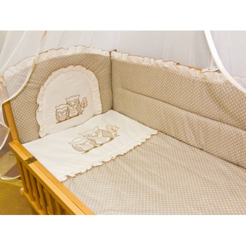 Медисон Спальный набор в детскую кровать с вышивкой