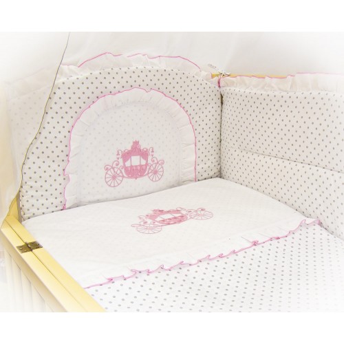 Медисон Спальный набор в детскую кровать с вышивкой (7 элементов)