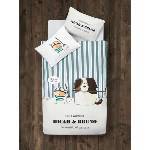 SV Textile Детский набор в кроватку для младенцев Bruno kahve (6 предметов)