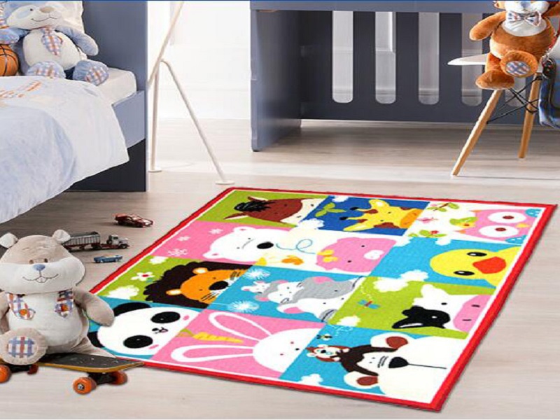 Berni Коврик для детской комнаты Cartoon Animals 100 х 130 см