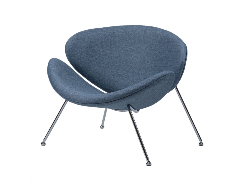 Concepto Лаунж-кресло Foster (Фостер) текстиль голубое небо