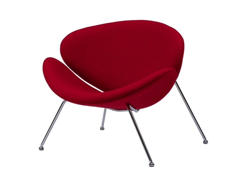 Concepto Лаунж-кресло Foster (Фостер) текстиль красное