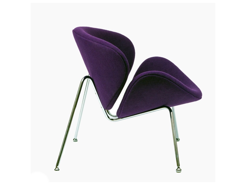 Concepto Лаунж-кресло Foster (Фостер) текстиль фиолетовое
