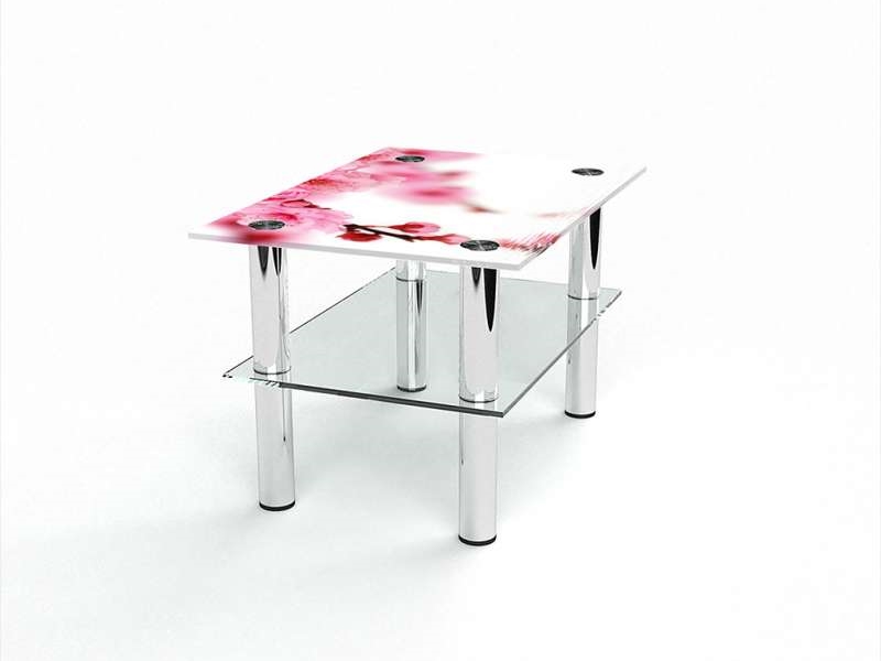 Компания БЦ-стол Стол журнальный Прямоугольный с полкой Sakura