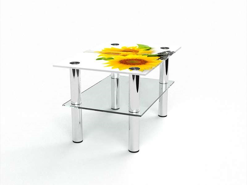 Компания БЦ-стол Стол журнальный Прямоугольный с полкой Sunflower