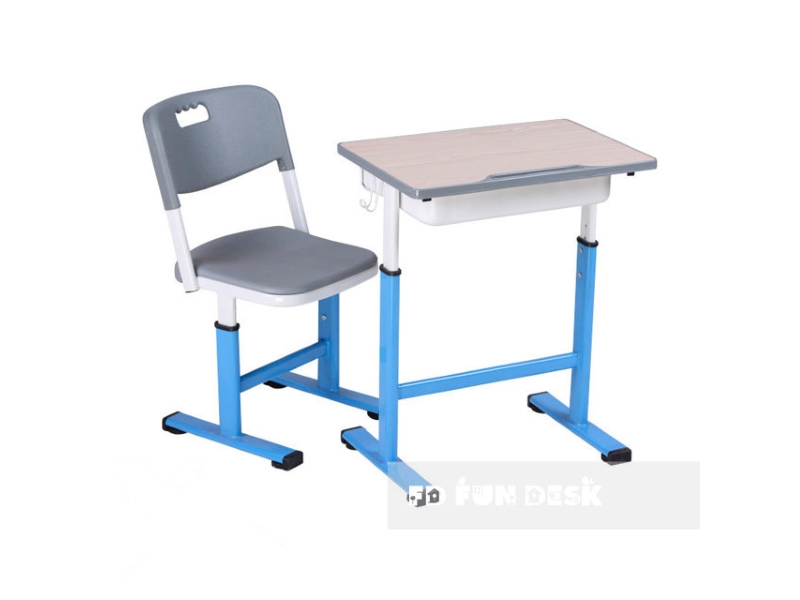 Fundesk Парта и стул-трансформеры Scuola Blue