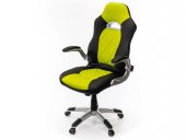 Кресло офисное Форсаж-8 PL GTR TILT чёрно-лаймовый