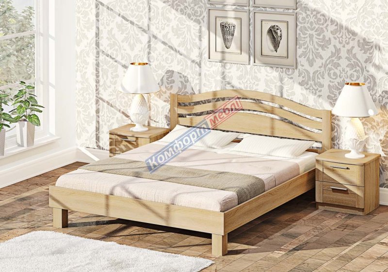 Комфорт Мебель Кровать двухспальная К-88 1600 мм.