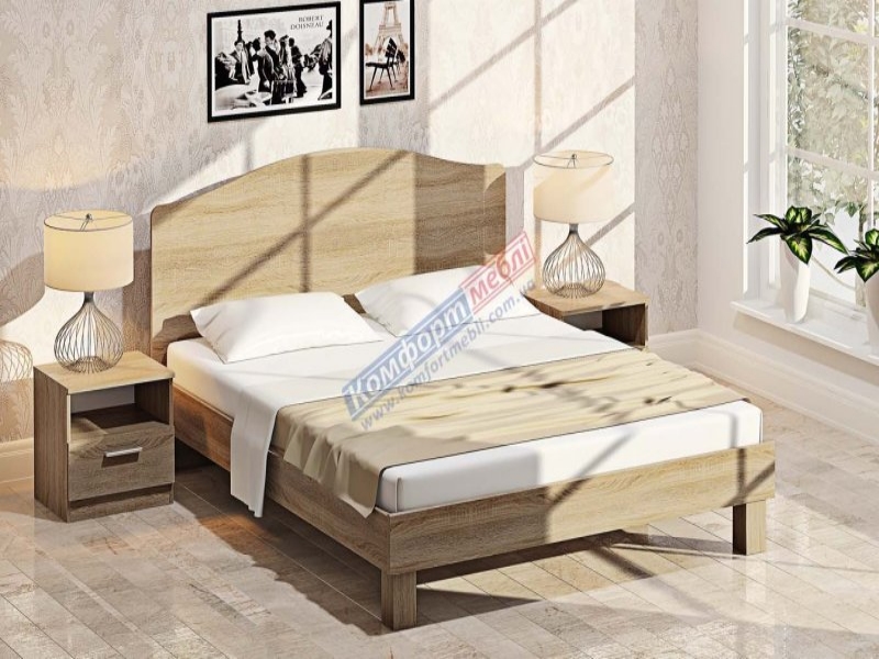 Комфорт Мебель Кровать двухспальная К-93 1400 мм