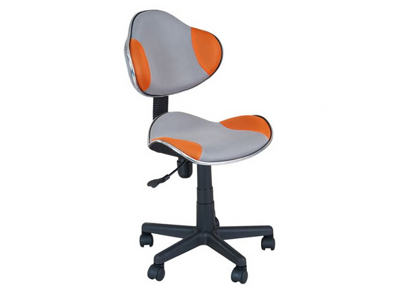 А-Класс Кресло офисное Фиджет PL PR серый/оранжевый