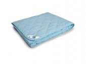 Одеяло 200х220 силиконовое голубое демисезонное