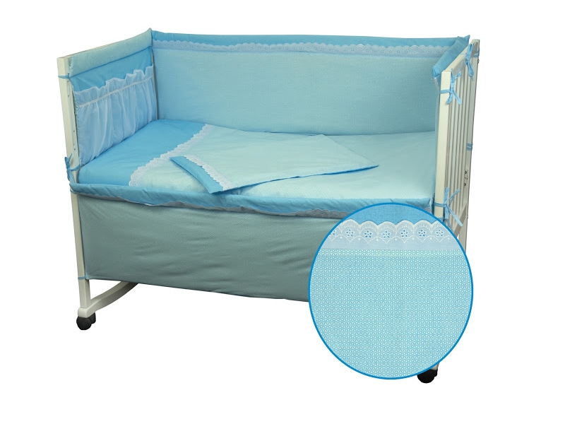 ТМ Руно Набор в детскую кровать размер 60х120 "Карапузик" Голубой