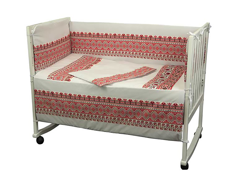 ТМ Руно Набор в детскую кровать размер 60х120 "Словяночка" "Красный"