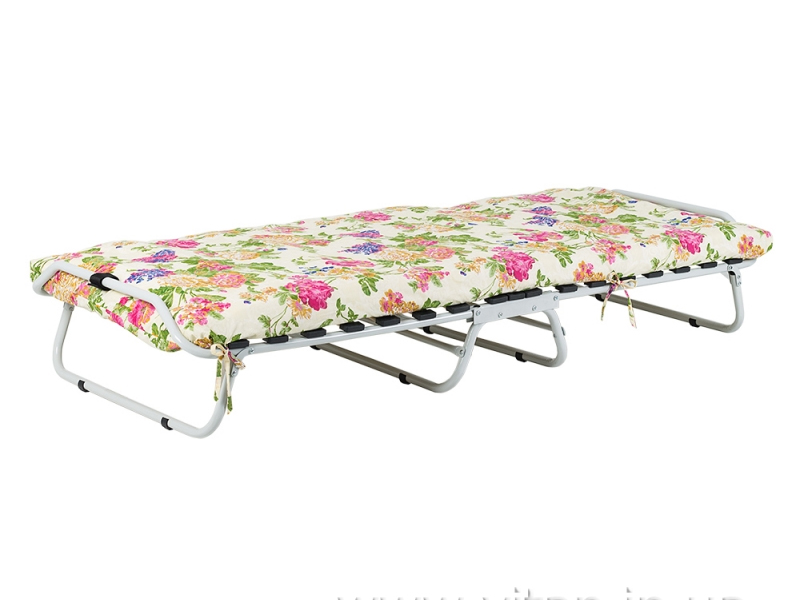 Vitan Кровать на ламелях Ø25 мм (Бязь Цветы)