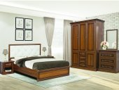 Комплект спальной мебели «MIRA / МИРА» с 3-х дверным шкафом