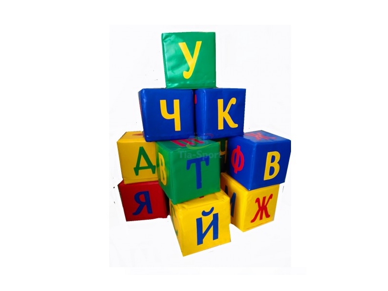 TIA-SPORT Набор кубиков Буквы 30 см
