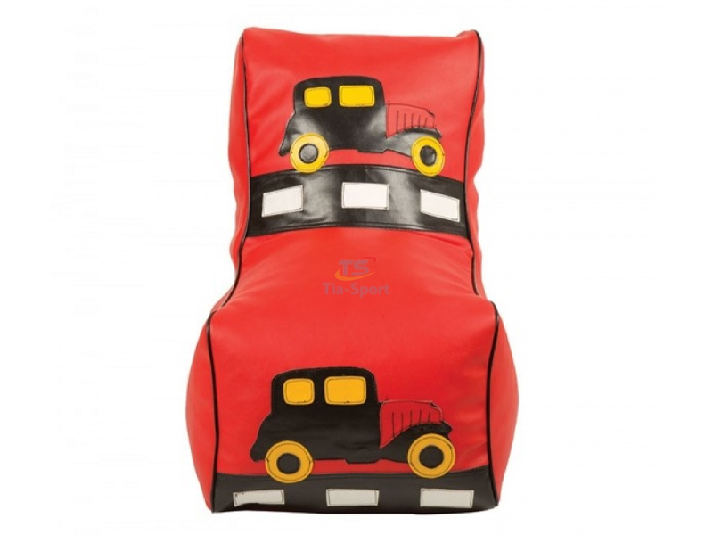 TIA-SPORT Кресло мешок детский Машинка красная