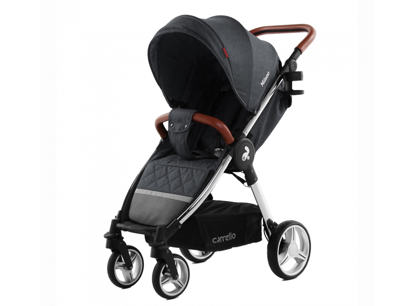 Baby-Tilly Коляска прогулочная CARRELLO Milano CRL-5501 Solid Grey