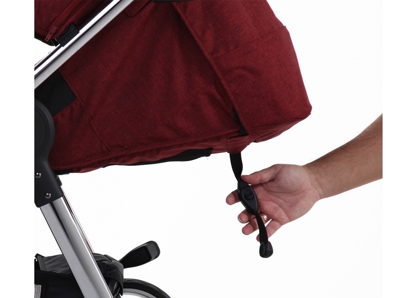 Baby-Tilly Коляска прогулочная CARRELLO Milano CRL-5501 Tango Red