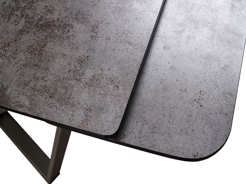 Concepto Harbor Iron Grey стол раскладной глазурованное стекло