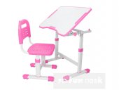 Комплект парта + стул трансформеры Sole ll Pink